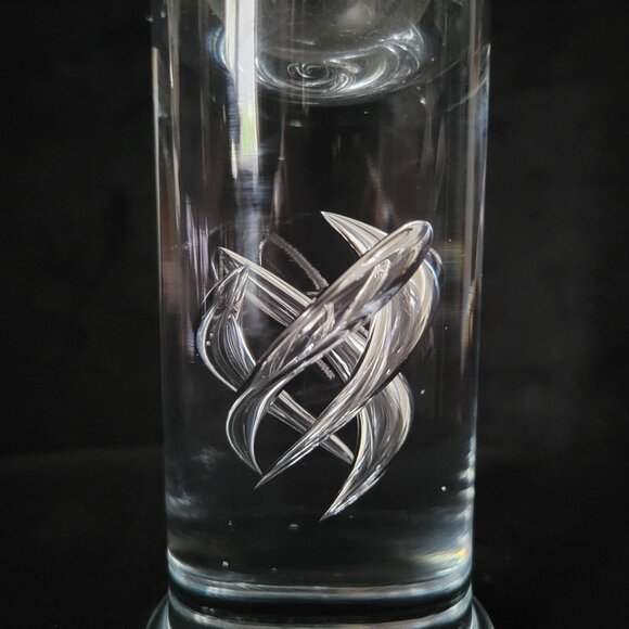 Vtg Holmegaard by Lütken "Vallo Kommune" High Life Wine /Drink /Champagne Glass - Picture 6 of 9